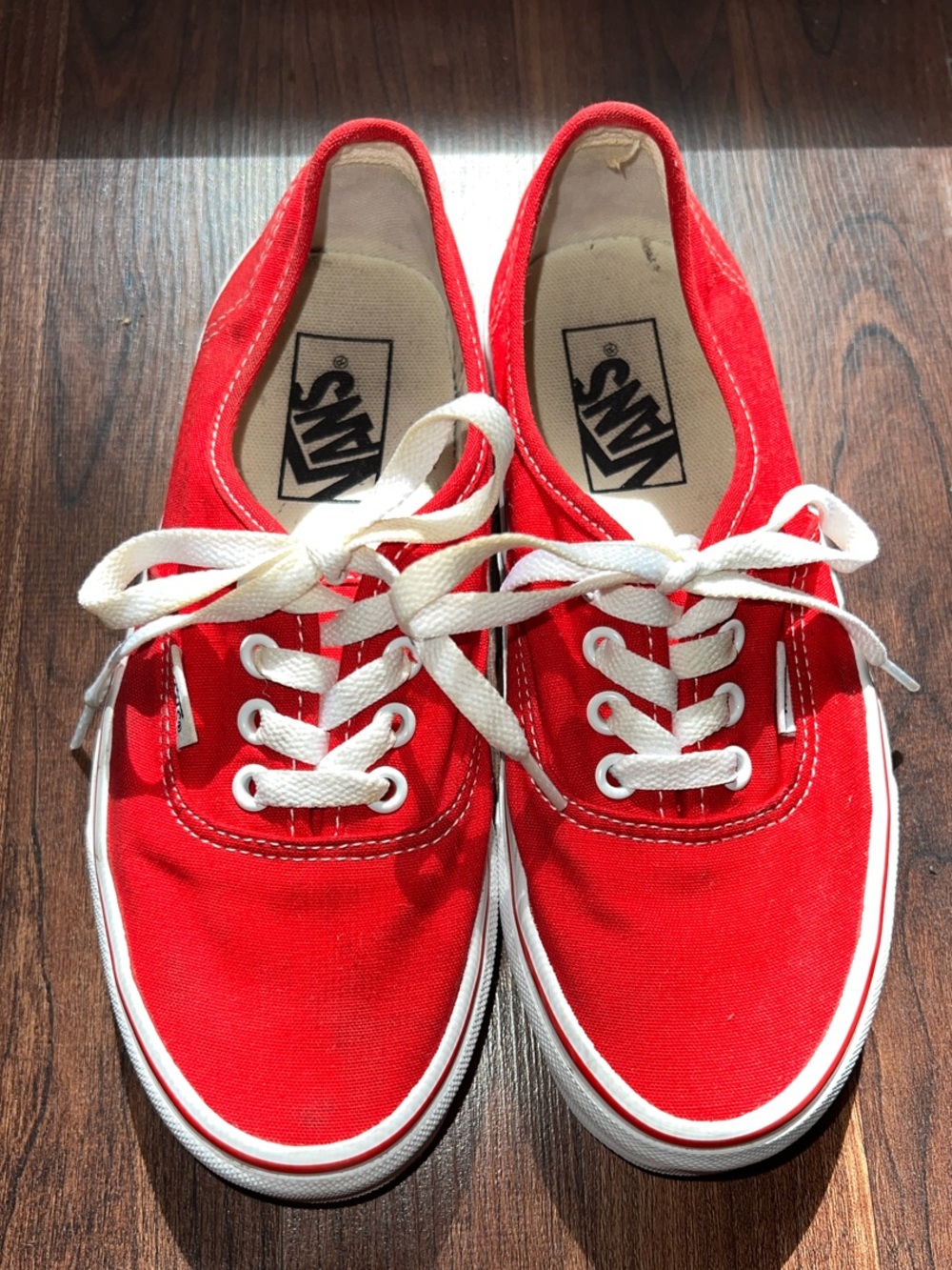 Vans Authentic Red Shoe